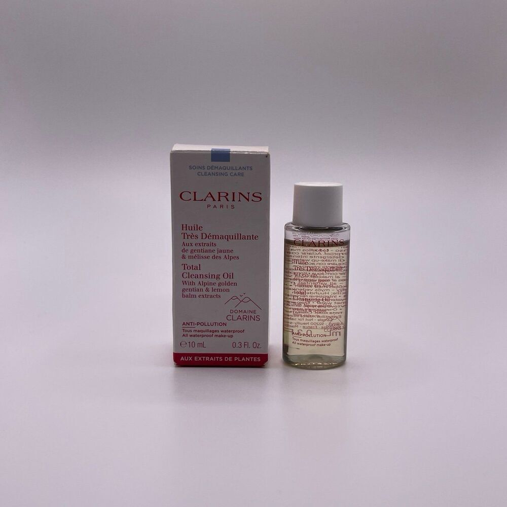 Clarins Paris Total Cleansing Waterproof Makeup Removing Mini Face Oil